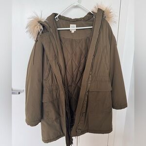 Gap Women's Olive Parka Jacket